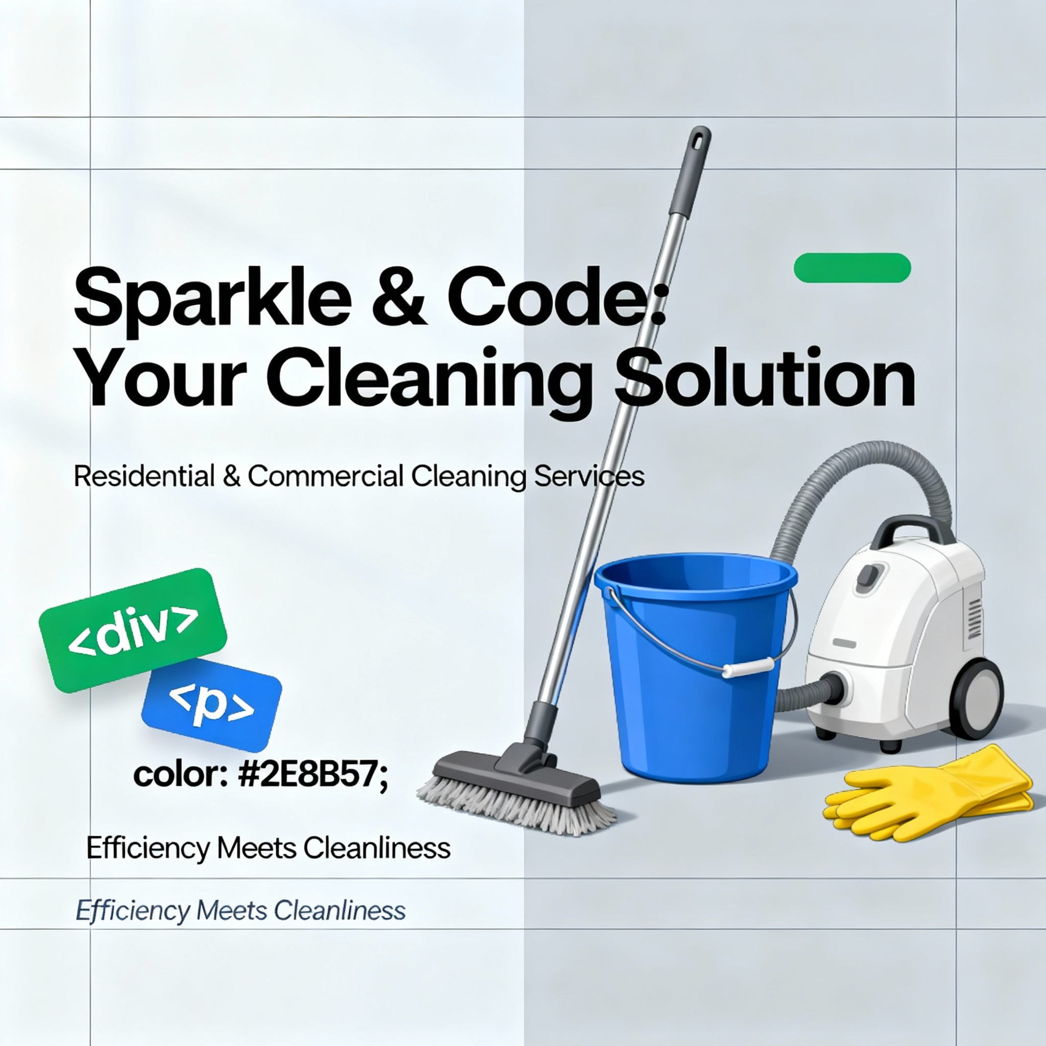 cleaning company website ad - Cleaners Web Design